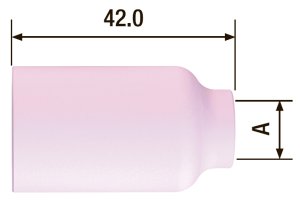 FUBAG Сопло керамическое для газовой линзы №7 ф11 FB TIG 17-18-26 (2 шт.)