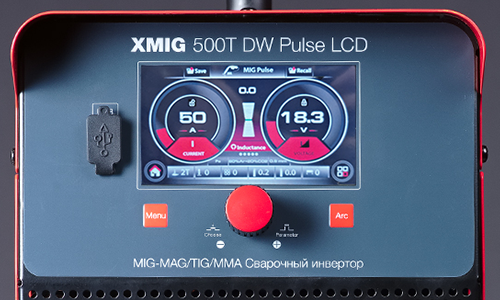 импульсный инверторный полуавтомат FUBAG XMIG 500 T DW PULSE