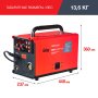 FUBAG Сварочный полуавтомат IRMIG 208 SYN PLUS (31447) + Маска сварщика Хамелеон IR 9-13N S (38072) + Сварочные краги на подкладке красные FWGN 10R (641180) в Грозном фото