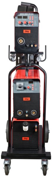 Сварочный полуавтомат INMIG 500T DW SYN + Подающий механизм DRIVE INMIG DW SYN + Шланг-пакет 5 м + Горелка FB 500 3 м + Блок жидкостного охлаждения + Тележка в Грозном фото