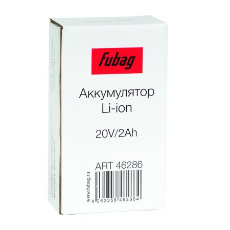 Аккумуляторная батарея FLI5S1P1202 Li-ion к бензиновым газонокосилкам FUBAG с электростартером и минирайдеру (20V/2Ah) в Грозном фото