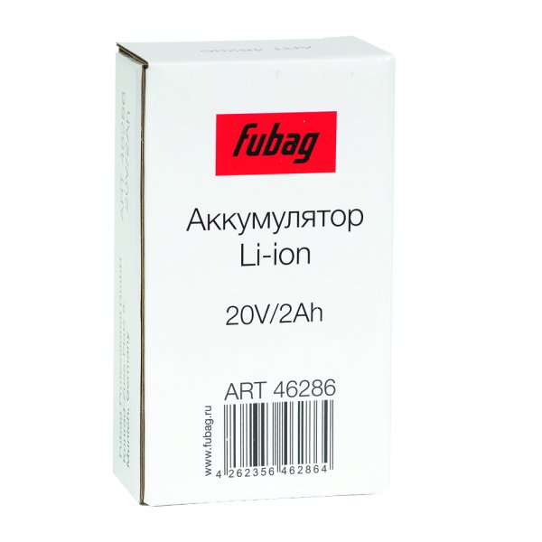 Аккумуляторная батарея FLI5S1P1202 Li-ion к бензиновым газонокосилкам FUBAG с электростартером и минирайдеру (20V/2Ah) в Грозном фото