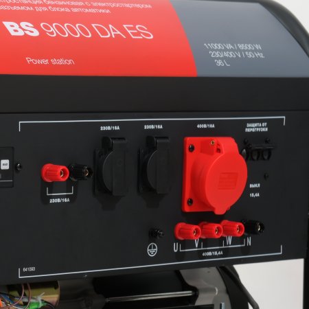 Бензиновый генератор FUBAG BS 9000 DA ES (трехфазный) с электростартером и коннектором автоматики в Грозном фото