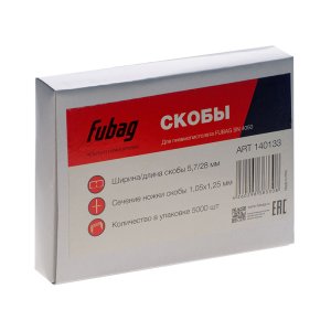 FUBAG Скобы для SN4050 (1.05x1.25мм, 5.7x28.0, 5000 шт) в Грозном фото