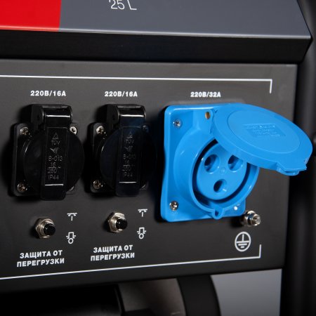 Бензиновый генератор с электростартером и коннектором автоматики FUBAG BS 7500 A ES в Грозном фото