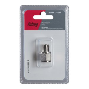 FUBAG Переходник 1/4 дюйма M на 3/8 дюйма F, блистер 1 шт в Грозном фото