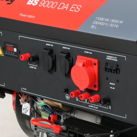 Бензиновый генератор FUBAG BS 9000 DA ES (трехфазный) с электростартером и коннектором автоматики в Грозном фото