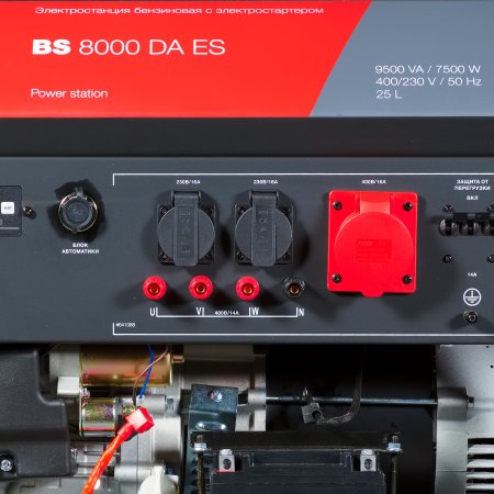 Бензиновый генератор FUBAG BS 8000 DA ES (трехфазный) с электростартером и коннектором автоматики в Грозном фото