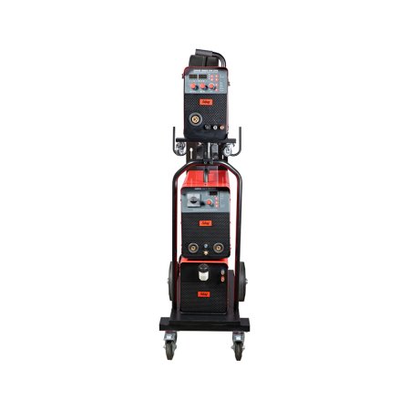 Полуавтомат сварочный FUBAG INMIG 500T DW SYN + подающий механизм DRIVE INMIG DW SYN + шланг-пакет 5 метров 70 мм2 14 pol с жидкостным охлаждением для INMIG 500T DW SYN + горелка FB 500 3m + блок жидкостного охлаждения Cool 70 + тележка для аппаратов в Грозном фото