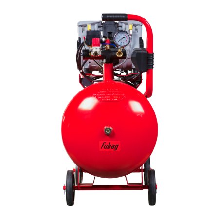 Компрессор воздушный безмасляный малошумный FUBAG OLS 500/100 CM2х2 + Набор пневмоинструмента (5 предметов) в ПОДАРОК в Грозном фото