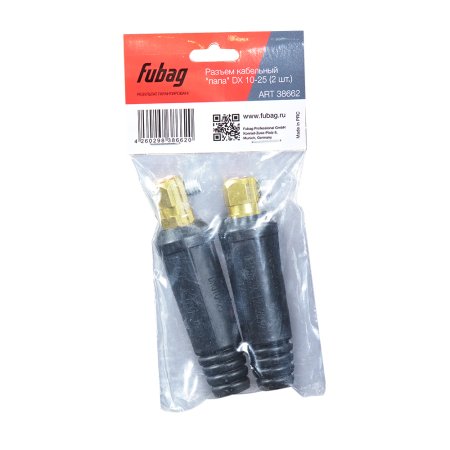 Разъем кабельный FUBAG - папа DX 10-25 (2 шт.) в Грозном фото