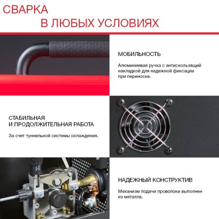 FUBAG Сварочный полуавтомат IRMIG 180 SYN с горелкой 250 А 3 м в комплекте в Грозном фото