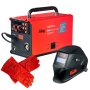 FUBAG Сварочный полуавтомат IRMIG 208 SYN PLUS (31447) + Маска сварщика Хамелеон IR 9-13N S (38072) + Сварочные краги на подкладке красные FWGN 10R (641180) в Грозном фото