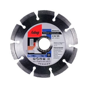 Алмазный отрезной диск FUBAG Universal Pro диам. 125/22.2 в Грозном фото
