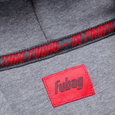 Серо-красная толстовка Fubag с капюшоном  размер XL в Грозном фото