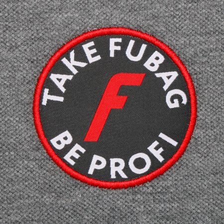 Серая рубашка-поло Fubag с красными пуговицами  размер L в Грозном фото