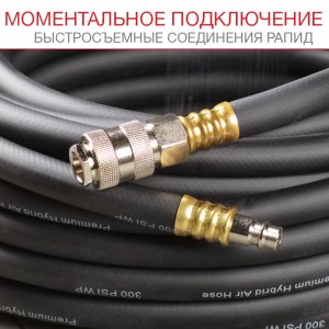 FUBAG Шланг с фитингами рапид маслостойкая термопластичная резина 15бар  8x13мм  20м в Грозном фото