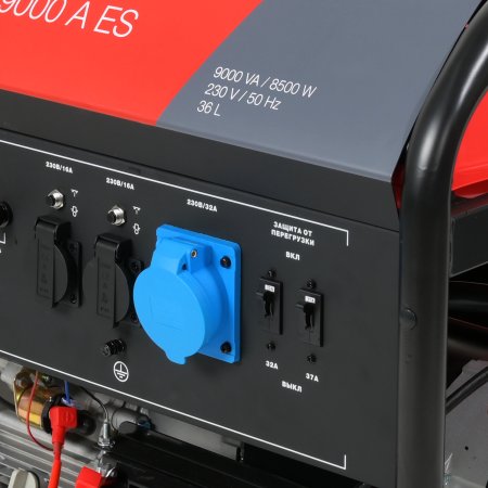 Бензиновый генератор FUBAG BS 9000 A ES с электростартером и коннектором автоматики в Грозном фото