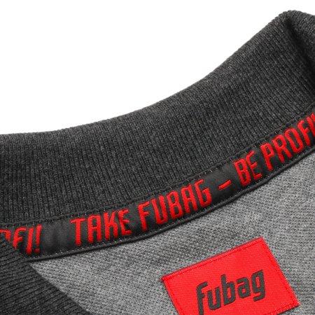Серая рубашка-поло Fubag с красными пуговицами  размер L в Грозном фото